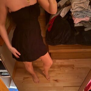 Cotton On Black Strapless Mini Dress